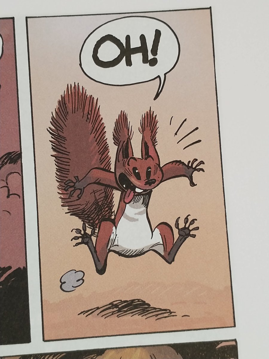 The feeling you get when holding a new #Spirou in your hands. 😃 #eurocomics