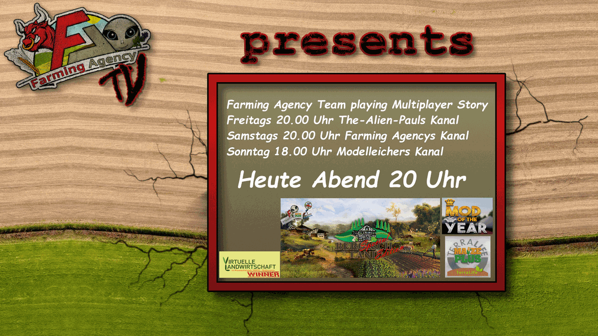 FA_TheAlienPaul's tweet photo. #BergischLandTerraLifeBeta
#farmingsimulator19
#farmingsimulator22
#deutsche_saatveredelung_ag
#deuka
#StadeLandmaschinen
#NovagSas
#AlexanderKlümper
#MaizePlusTerraLife
#TheArtOfFarming #MaizePlusExtensions
#FarmingAgency
#TheAlienPaul
#GiantsSoftware https://t.co/xfssrYuxiD