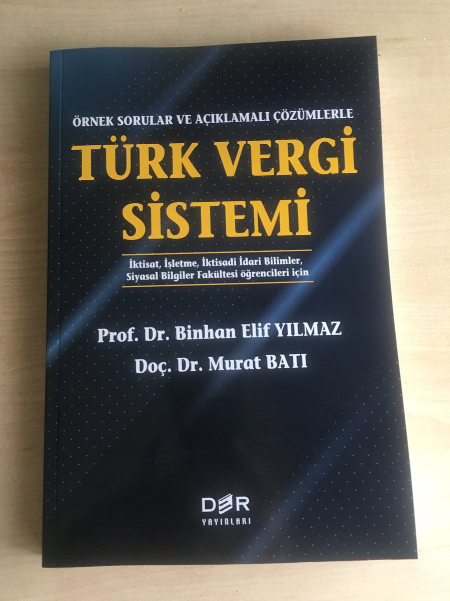 Sn <a href="/binhanelif/">Prof.Dr.Binhan Elif Yılmaz</a> Hocamla kaleme aldığımız Türk Vergi Sistemi kitabının basılı hali elime ulaştı.
TVS’’yi genel hatlarıyla ele alan bu eser özellikle KPSS, idari yargı hakimliği,gelir uzmanlığı vs sınavlara hazırlananlarla İİBF öğrencileri içn güncel bir şekilde yazıldı