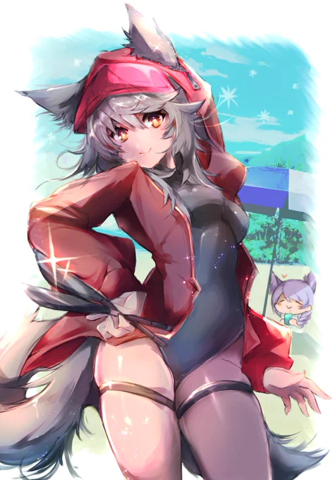 skebリクエストありがとうございました🐺⛱
https://t.co/e8v3roTJ7z #アークナイツ 