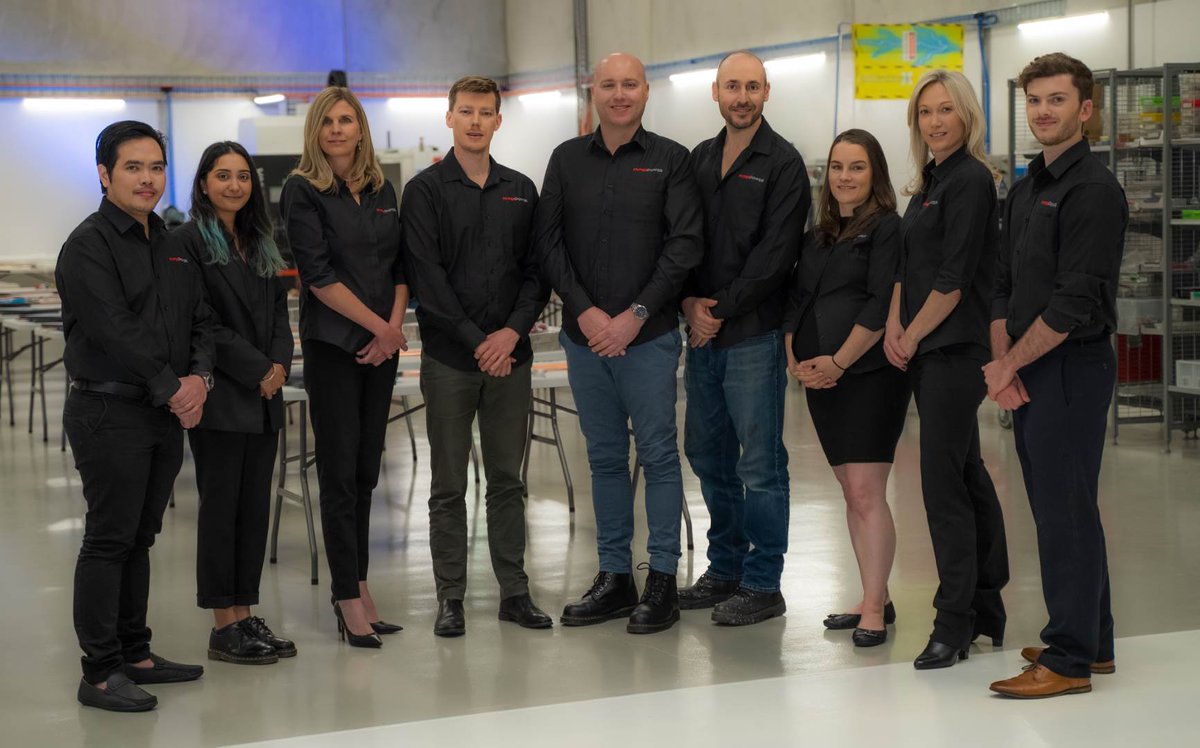 HyperPowerTech's tweet photo. G'day! Quiet on socials, full steam ahead here. From the crew (in &amp; out of this pic), thank you for ever-increasing love &amp; demand from all over Earth

#Australian #Next #Generation #eMachine #Innovation, #Engineering, #Production of #MegaWatt #Motors for #Hyperspace &amp; #Hypercars https://t.co/dSJA9T0wJx