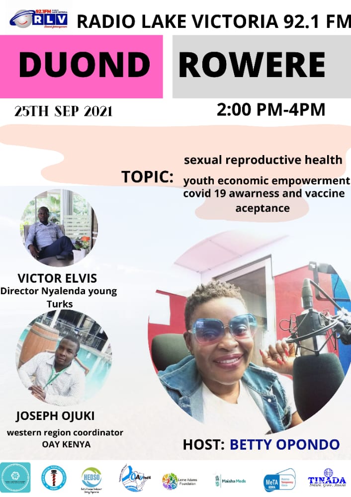 JosephOjuki's tweet image. Join the discussion live as we discuss more on sexual reproductive health,youth economic development , covid 19 awareness and vaccine acceptance .@WHOAFRO @Oayouthkenya @BiesshopConsult  #tujilindetushinde
