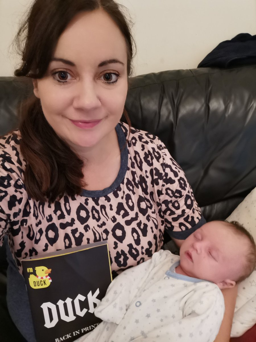 Staying home with my new little Potter Arthur today so can't be there but the postie has just delivered my @DUCKmagstoke to keep us busy!