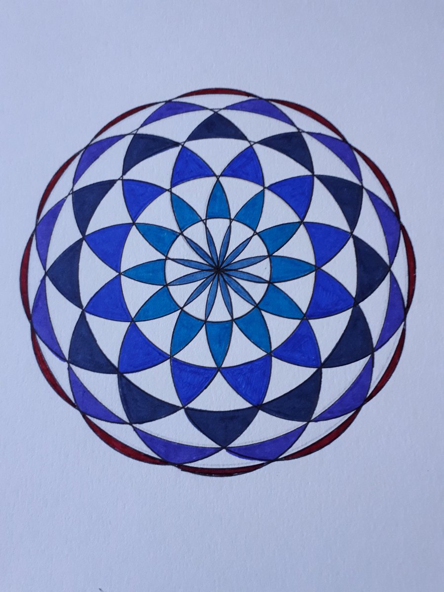 fractionfanatic's tweet photo. A few pics from this morning. The Roman mosaic pattern got a little confusing with so many pencil lines #circlegc https://t.co/stwf63pg6g