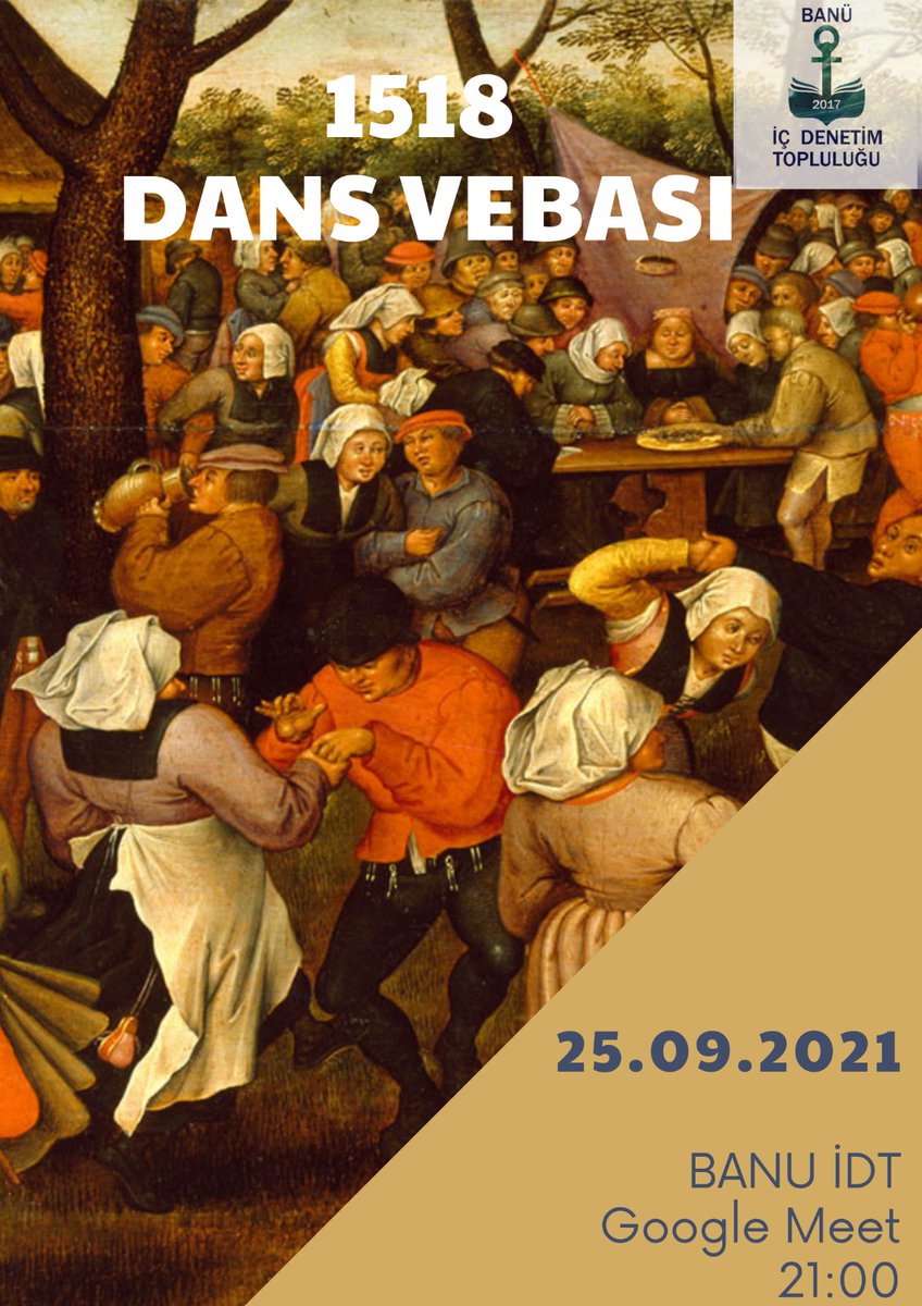 Merhaba arkadaşlar, Cumartesi akşamları düzenlediğimiz Kahve Sohbeti etkinliğimizde bu hafta saat 21.00'da  Baha KÖSE arkadaşımızın moderatörlüğünde  "Dans Vebası"  hikayesi hakkında konuşuyor olacağız. İyi  bir haftasonu geçirmenizi dileriz.