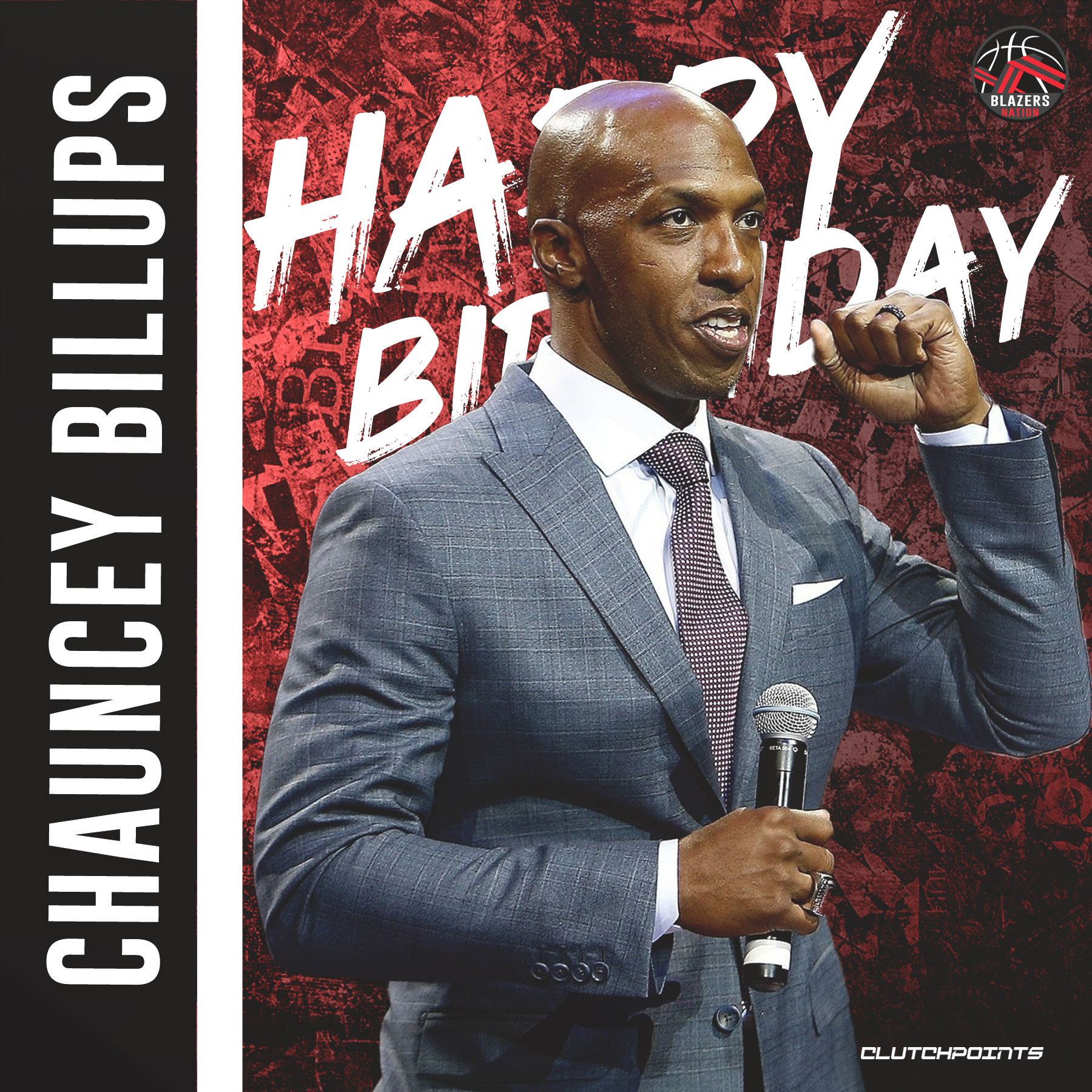 Join Blazers Nation in greeting our new head coach Chauncey Billups a happy 45th birthday!  