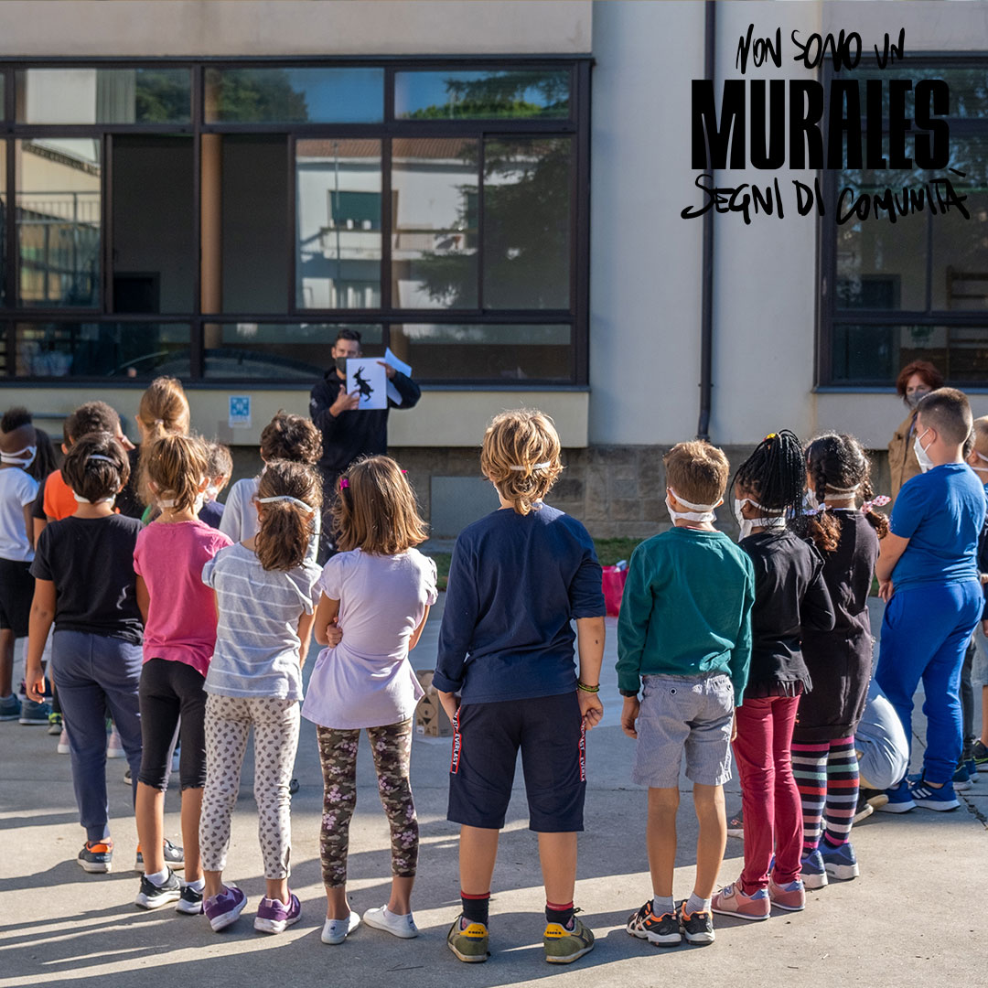 fondcariparo's tweet photo. I bambini della classe terza della #Scuola Primaria Muratori di Padova hanno partecipato a un laboratorio di #StreetArt con l’artista #Shife. Saranno loro i protagonisti a #Padova di #nonsolomurales il 1° ottobre 2021. https://t.co/Bz235lZN4E