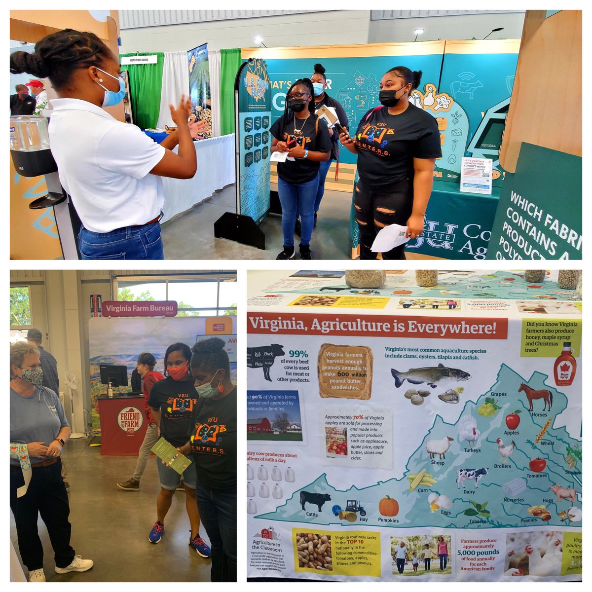 musikal_nupe's tweet photo. Busy day yesterday…
Our Education Living Learning Community visited the @StateFairVA for the first of many experiences in developing them as future educators. 📚📝🌡📏 🧡💙 #VSUTransforms #VSUEducates #VSUELLC #GreaterAtVSU https://t.co/rO2lZhKuZk