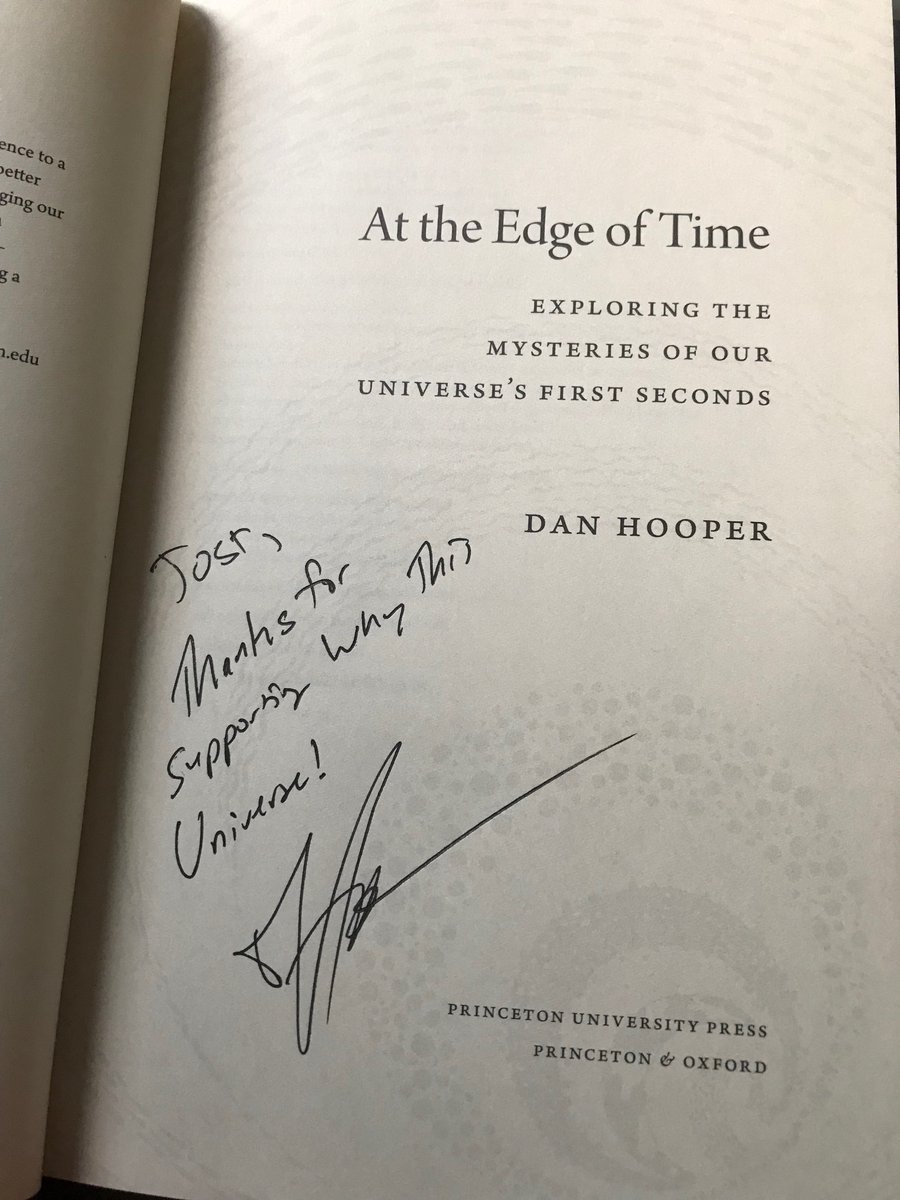 JostMigenda's tweet photo. Couple weeks ago, I won a signed copy of @DanHooperAstro’s “At the Edge of Time”. It arrived earlier this week, so I’ll spend the weekend on the couch, reading & tweeting interesting bits. #AtTheEdgeOfTime https://t.co/26ZmOtW9RW