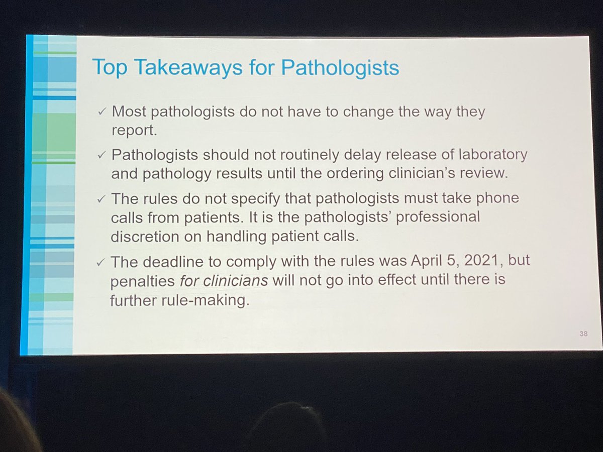 Top takeaways for #Pathologists regarding the #CuresAct #CAP21