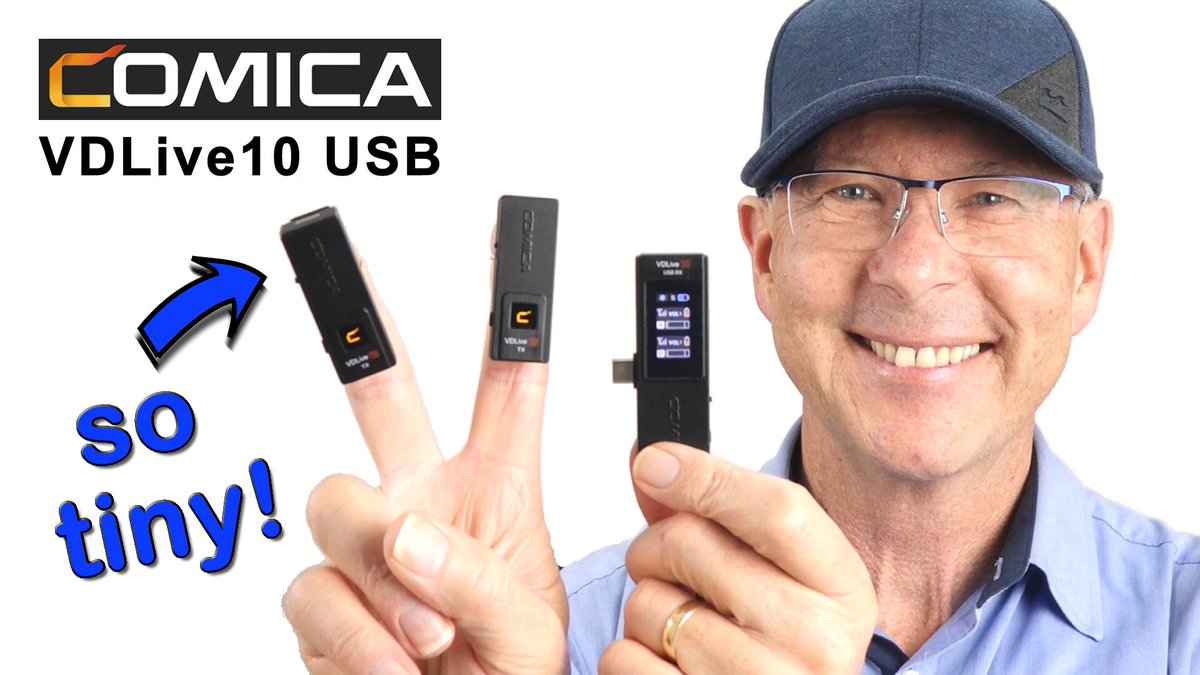 GaryDmedia's tweet photo. The Comica VDLive10 wireless microphone system would have to be the most compact kits available. Not only is it a small dual system, but it has features that leave many of its competitors behind. The @comica_audio Video link: https://t.co/oC190G6inr https://t.co/LhOhxyGuPt