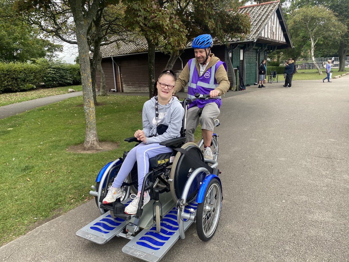 WfACharity's tweet photo. A great day at Barrow!! Barrow Wheels for All is coming very soon ... thank you for all your support 👏👏@ActiveCumbria @BrilliantBarrow @EBInBarrow @CumbriaCC @jones_ang @TomcatSNILtd @AllForActivity @activetraveleng https://t.co/BrNPLn0LHr