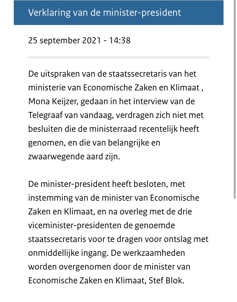 wouterdewinther's tweet photo. Mona Keijzer eruit gegooid. Ongekend. https://t.co/j6Iou2RkTE