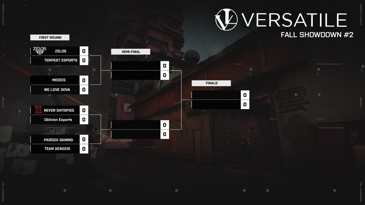 VersatileTM's tweet image. Our Competitors for Fall Showdown #2! 

Who will seize the moment? 

Check out our Final on Sunday (TBA) Twitch - VersatileTM