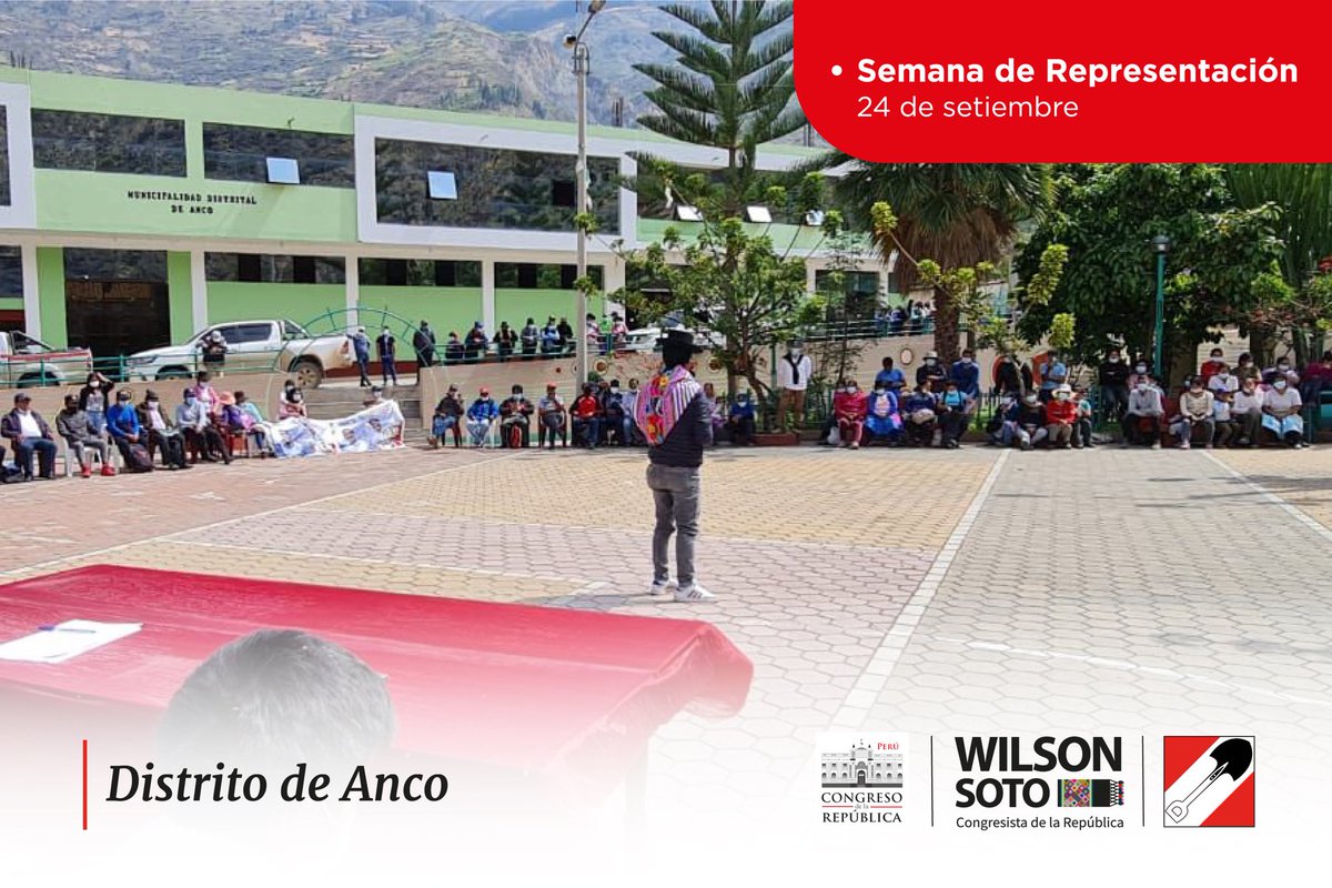 wilsonsotop's tweet photo. #SemanaDeRepresentación

En nuestro último día de semana de representación en la provincia de #Acobamba en #Huancavelica, visitamos los distritos de #Anco, #Andabamba y los centros poblados de #Mayunmarca, #VistaAlegre, #Lindapampa y #Chanquil.

Seguimos #Adelante https://t.co/U9xLvOqZte