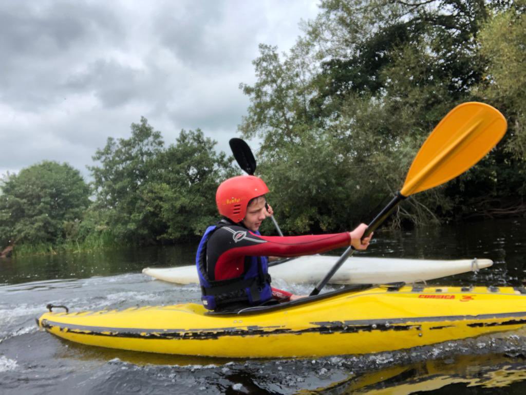 Great to see the boys enjoying a morning of kayaking #kayakingisfun