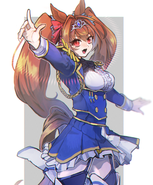 ダイワスカーレット～～～、あたしが一番！って言われると、おまんが一番！ってなる。