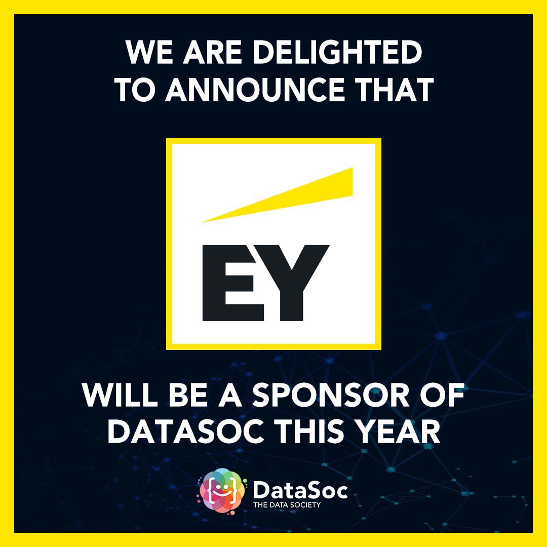 thedatasoc's tweet image. We are delighted to announce that EY will be sponsoring DataSoc for the coming year! 🤩 

We’re really looking forward to collaborating with them and sharing the events we have planned 🧑🏻‍💻 

Keep up with our socials to find out what graduate opportunities are available at EY! 🎓