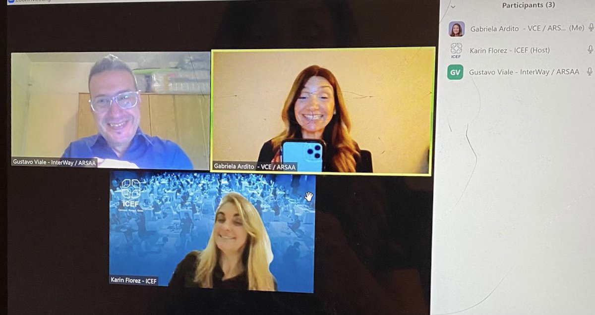 arsaa_net's tweet photo. Another panel recording for @ICEFglobal with our President @garditovce Karin Florez and Gustavo Viale 
#iceflatam2021 
#arsaa 
#LatinAmerica https://t.co/J0nl5kTUk8