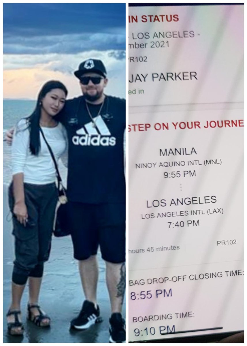 Daddy arrived home in US safely,I miss my boys so bad😭Back to being apart again.Thank u @ChadGrumbling <a href="/FilGermanCouple/">Herr Und Frau 🇩🇪❤🇵🇭</a> <a href="/teddyboylocsin/">Teddy Locsin Jr.</a> and #LoveIsNotTourism family. Had the chance to be together after we lost our son.Praying that our govt lift travel ban for our loveones soon🙏