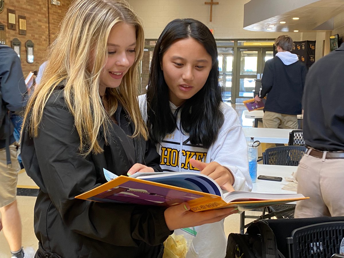 Yearbooks have arrived! Class of 2021, you can pick yours up at a special event over Thanksgiving break or stop by the office any time. Shout-out to Harley Storie for designing an amazing cover.