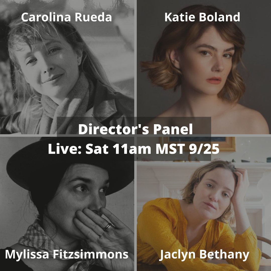 The Director's Panel is TODAY at 11am MST!  
It's free to attend and open to the public.  Need we say more?  

Register Now:  ow.ly/LESQ50GgcG2
#vailfilmfestival #paneldiscussion #event #womeninfilm