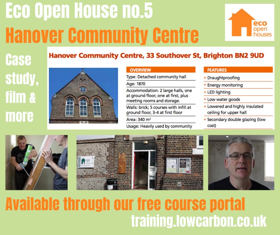 Today's Eco Open House, is not a house at all, but a community Centre in Hanover Brighton! Watch the film and look inside... + #DraughtProof + #EnergyMonitor + #LEDlighting + #WaterSaving bit.ly/EOHTrn