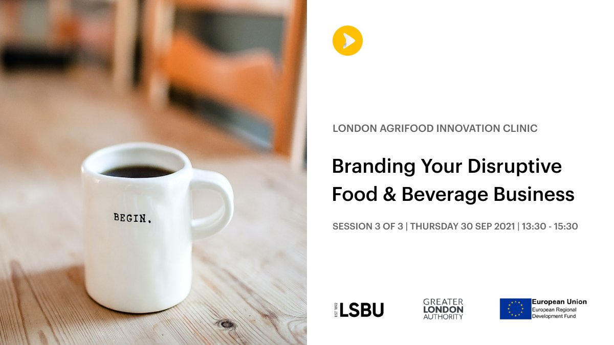 Do you struggle with branding your #food &amp; #beverage business? Join our LAFIC programme and we will help you to build your brand identity.

Session three covers scaling your food or drink concept!

Find out more and register: bit.ly/36IH55t
