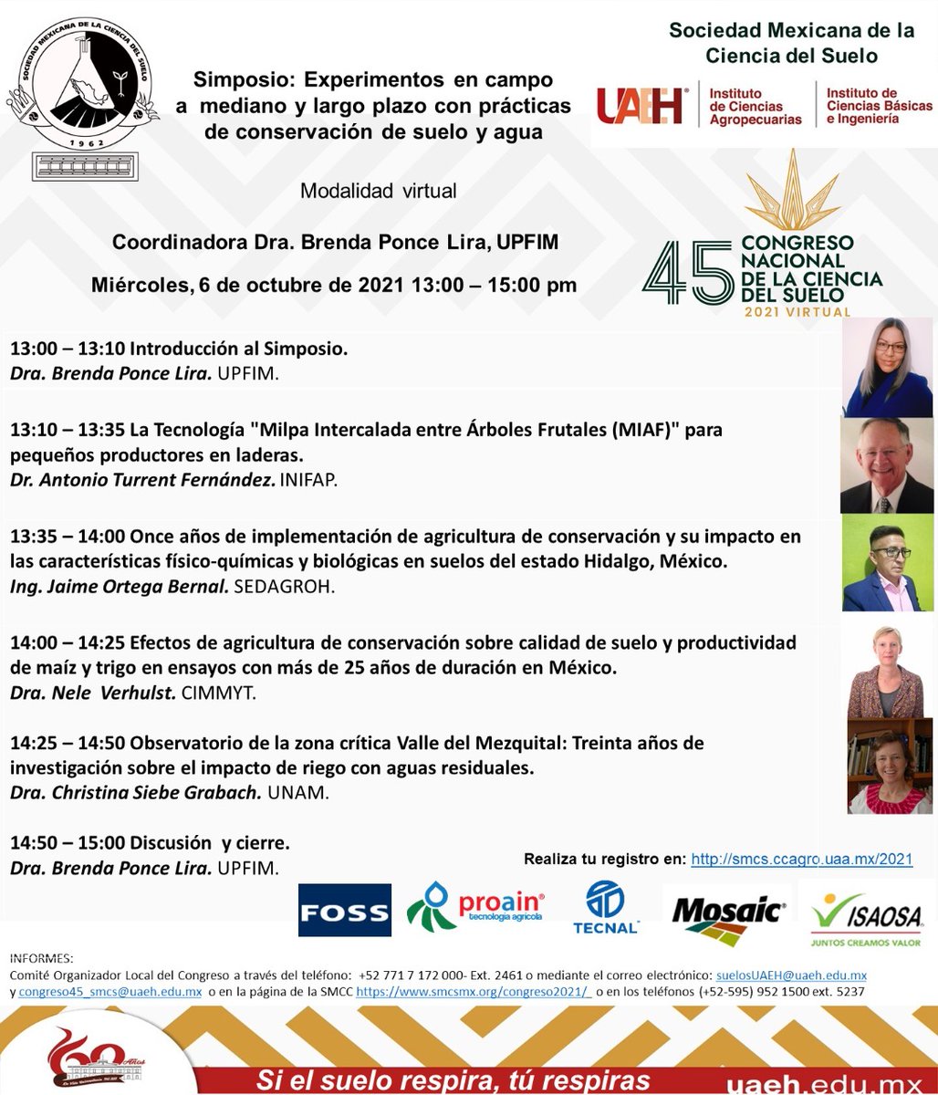 En el 45 Congreso Nacional de la Ciencia del #Suelo Conocen las ventajas que tiene la #AgriculturaDeConservación 🌱