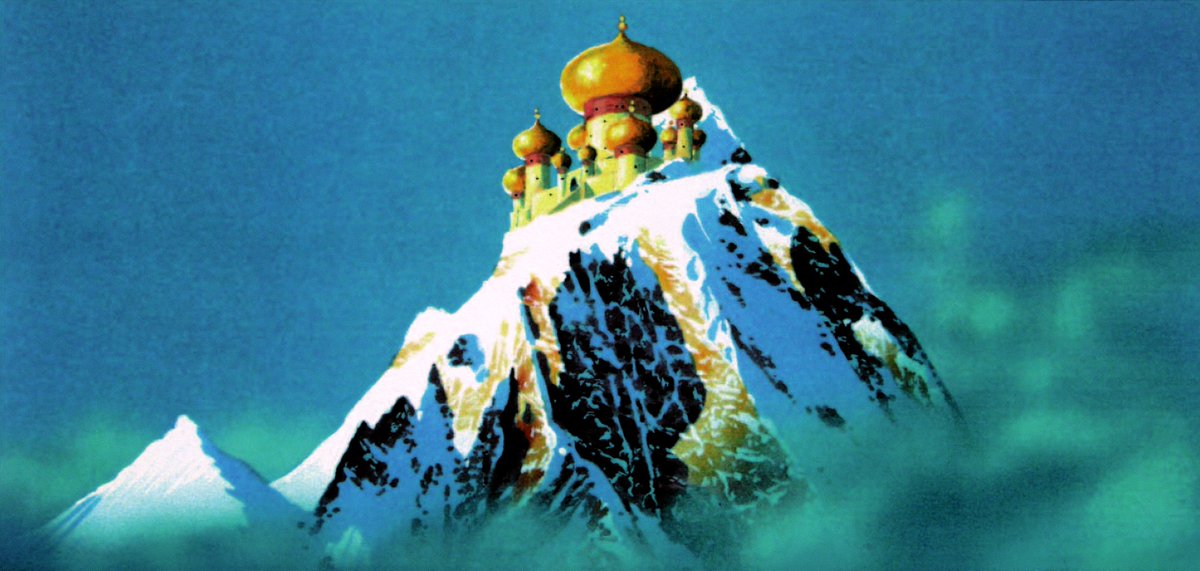 ani_obsessive's tweet photo. Concept art by Hans Bacher for Aladdin (1992), dir. Ron Clements and John Musker, Walt Disney Feature Animation https://t.co/JOVq1mIum8