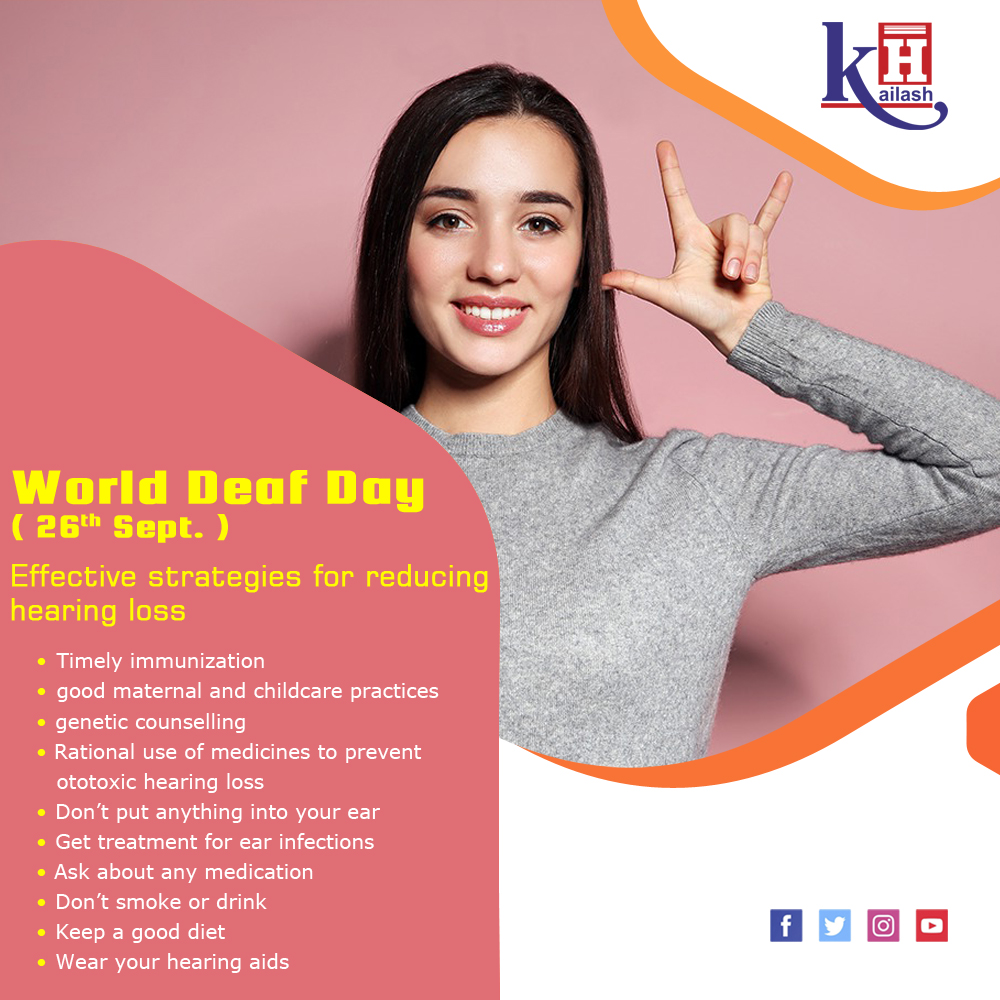 KailashHealth's tweet image. Learn about the effective strategies to reduce the onset of hearing loss.

Consult our ENT Doctors: kailashhealthcare.com

#DeafDay #Hearinglloss #ENTDisorders