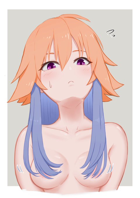 髪ブラを試みる飛鳥
#二宮飛鳥 