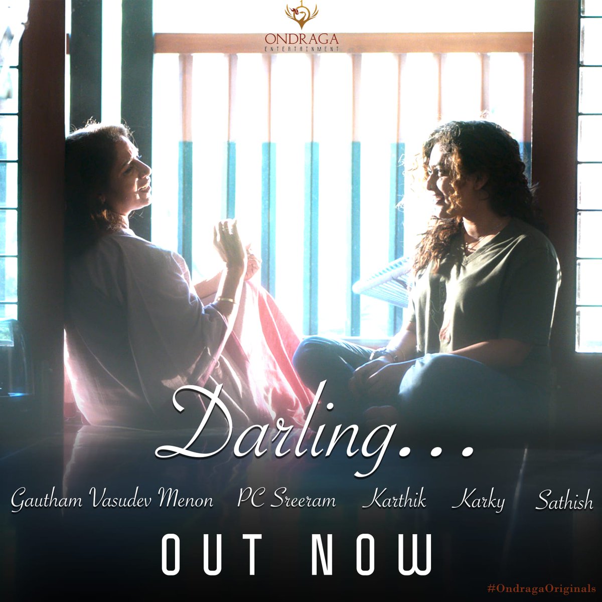 Feel good #Darling from @OndragaEnt 
#OndragaOriginals
 
youtu.be/26p7pQkDFdo

@menongautham @pcsreeram #Revathi #prayagamartin @singer_karthik @madhankarky @dancersatz @DoneChannel1