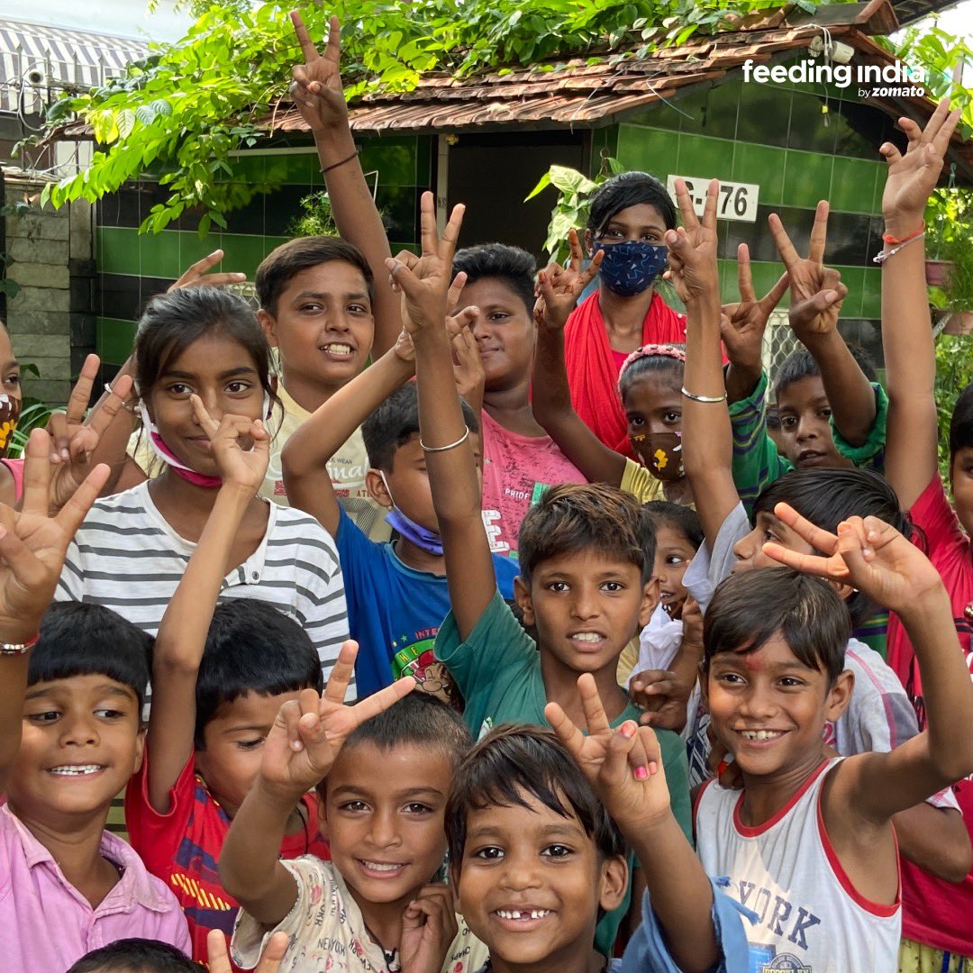 FeedingIndia's tweet image. Everyone wins!😁 Drop a ✌️ below and help us spread the word about our mission towards ‘Zero Hunger’.

#FeedingIndia #ZeroHunger #DailyFeedingProgram