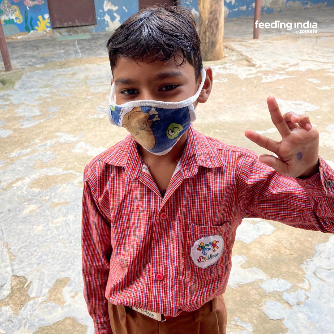 FeedingIndia's tweet image. Everyone wins!😁 Drop a ✌️ below and help us spread the word about our mission towards ‘Zero Hunger’.

#FeedingIndia #ZeroHunger #DailyFeedingProgram