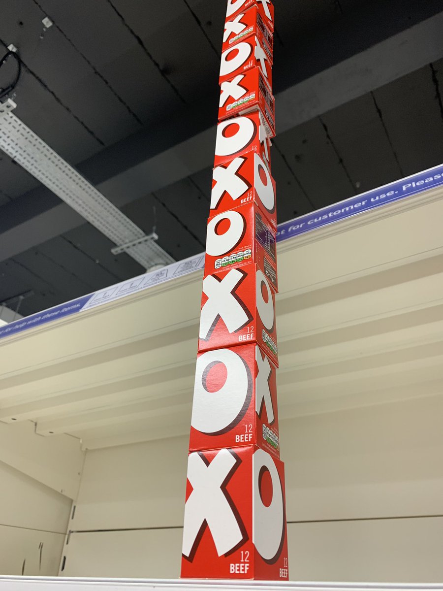 Can’t believe the stockpiling going on in my local Tesco