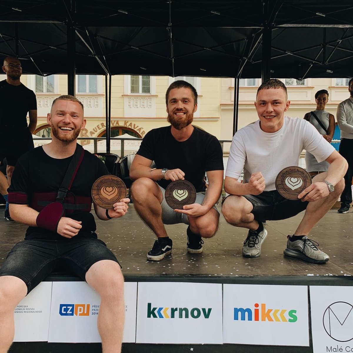 Great big shout out to <a href="/SCA_CR_Spolek/">SCA ČR & Spolek výběrové kávy</a> and everyone who competed in the Czech Latte Art Championship!
Congratulations to the winners and finalists!

1. Francis Korekáč
2. Roman Lotter
3. Jakub Souček
4. Olena Vakij
5. Lucie Macánová
6. Jan Václavíček