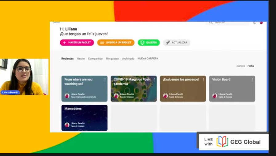 fungooli's tweet photo. 👀Did you miss @lilianaperello 's live with @GlobalGEG on Thursday?It was pretty epic🤩
🎬Catch the replay here: https://t.co/oWYneSINta
⭐️Slide deck: https://t.co/DOYKTz7pGC

#education #edutwitter #innovation #googleearth #hyperdocs @padlet #digitalappliedskills @SueTranchina https://t.co/UQOBHp9Wrd