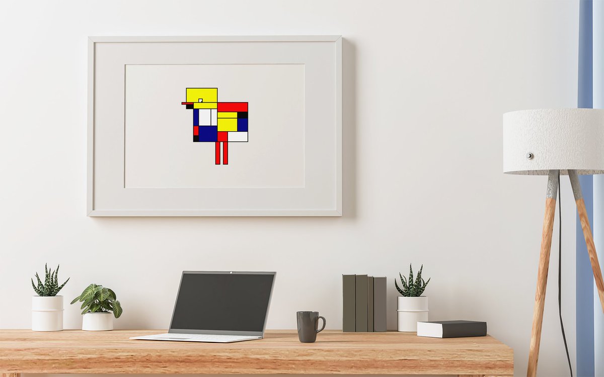 NFT__Library's tweet photo. @NFT_consultant #DeStijl #NFT #NFTCommunity #NFTs With his very limited palette of black and white as well as red, yellow and blue, De Stijl had the ideal of reducing art to its most basic forms and colours. https://t.co/VRcwFyjiTh