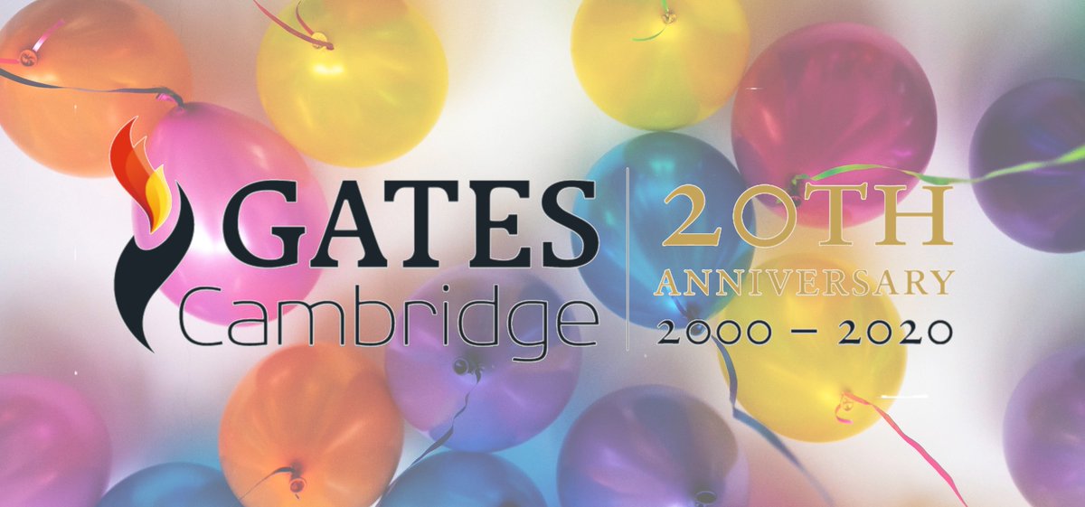 GatesAlumni's tweet photo. Gates Cambridge alumni, join the virtual 20th birthday celebrations 22-24 October! See your September alumni e-bulletin for RSVP details. The main event, for all @Gates_Cambridge alumni, current and incoming scholars, will be on 23 October (15:00-17:00 BST). https://t.co/dm9kdTKVrp