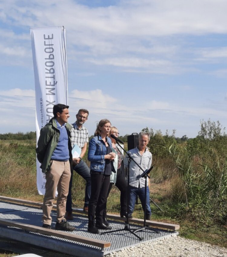 brunolmg's tweet photo. Marais de Parempuyre-Olives : inauguration de ➕ de 8️⃣0️⃣ha de zone humide 🌿💦exemplaire du Parc naturel des Jalles! avec B De Francois, maire de Parempuyre, @CBost VP @CD33 et #BM M.Papadato, VP @BM et @BenoitSimian. L'agence @Adour_Garonne finance! 👍 #ZH #adaptationCC https://t.co/xgk4n93ZX3