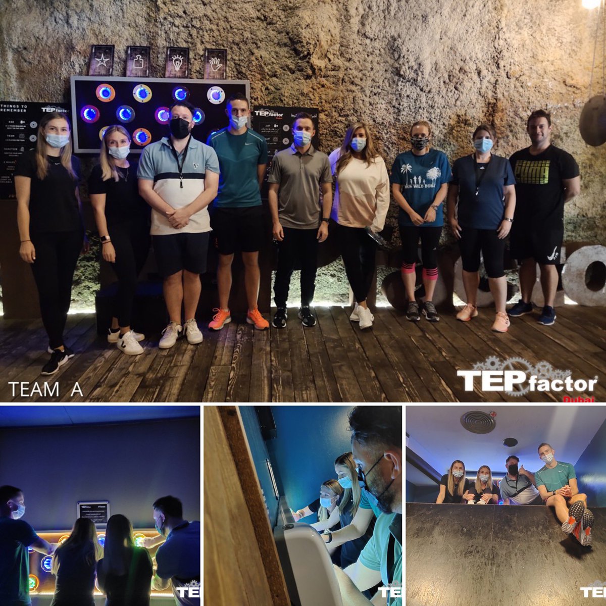 NathanSadler5's tweet photo. Had a great afternoon at #TepFactor in JBR with our Primary Leadership Team. Lots of fun was had, but we got competitive . . . Well done to both teams! #collabUAE, I highly recommend this as a work social 👍 #edutwitter #SLTchat https://t.co/62g7CDbaCj
