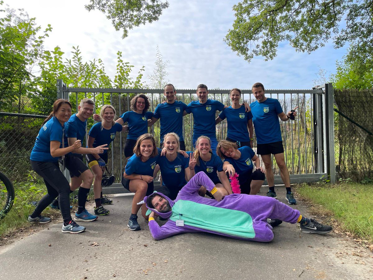 Wat een geweldig team loopt vandaag om geld op te halen voor onderzoek op de Spoedeisende Hulp! Dank aan <a href="/VGZ/">Coöperatie VGZ</a> voor de sponsoring #sgorun