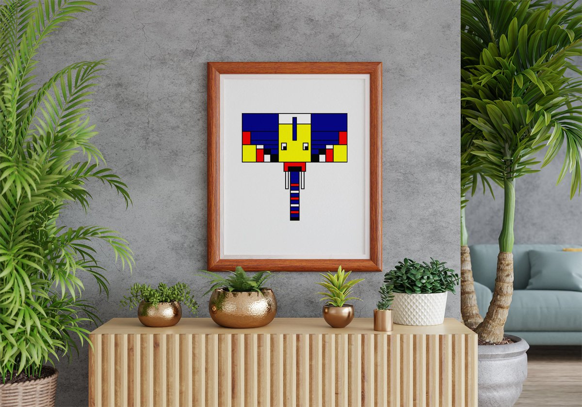 NFT__Library's tweet photo. @1nftartist #DeStijl #NFT #NFTCommunity #NFTs With his very limited palette of black and white as well as red, yellow and blue, De Stijl had the ideal of reducing art to its most basic forms and colours. https://t.co/beyjJZJtnj