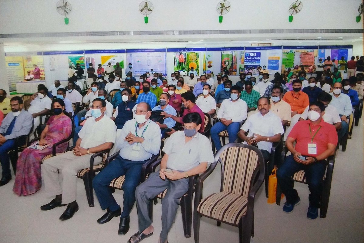 AICCI_Tuticorin's tweet photo. வெளிநாட்டு வர்த்தக இணை இயக்குநர் அலுவலகமும் @dgftindia தூத்துக்குடி மாவட்டதொழில் மையமும் @dictuti இணைந்து "ஏற்றுமதிக்கு வழிகாட்டும் கண்காட்சி மற்றும் கருத்தரங்கு" 24.09.2021 அன்று AVM கமலவேல் மஹாலில் நடைபெற்றது. @KanimozhiDMK @geethajeevandmk @ThamilR @icdic_tn @CMOTamilnadu(1/2) https://t.co/XH4sayzAMj