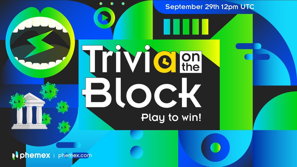 Phemex_official's tweet photo. Join us September 29th at 12pm UTC to compete for prizes! 🤼 the topic is “real world events” affecting the crypto market. 👀 Play at https://t.co/6DnUzZkCiQ https://t.co/3Xfn3Ugjak