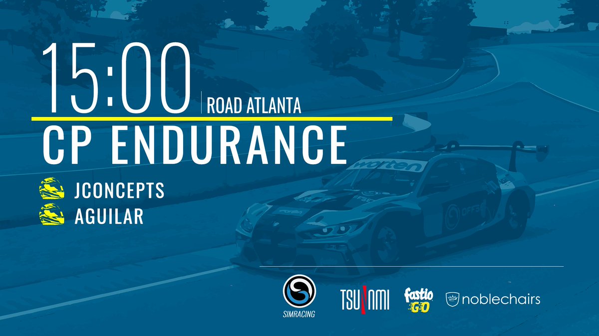 Offset_Esports's tweet image. Já falta pouco para iniciar a primeira corrida do Campeonato Nacional de Endurance da @FPAK12 onde iremos ser representados por @imJConcepts e @Aguilar__29.

📍 | Road Atlanta
🚘 | BMW M4 GT3

Vem-nos apoiar em:
🔴 twitch.tv/advncesic

#NoDays