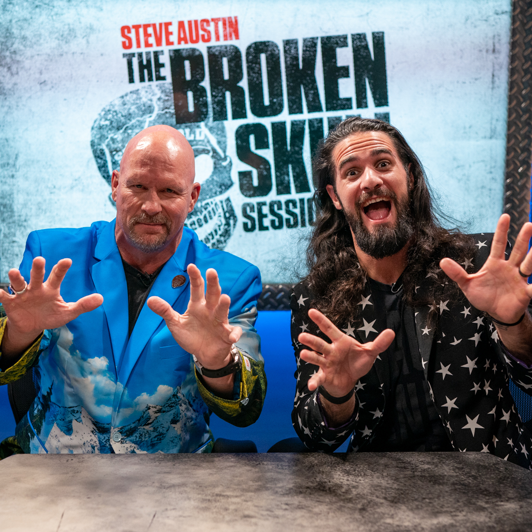 WWENetwork's tweet image. 2️⃣4️⃣ HOURS AWAY from @steveaustinBSR's #BrokenSkullSessions with @WWERollins ...

Can we get an #OhHellYeah?!