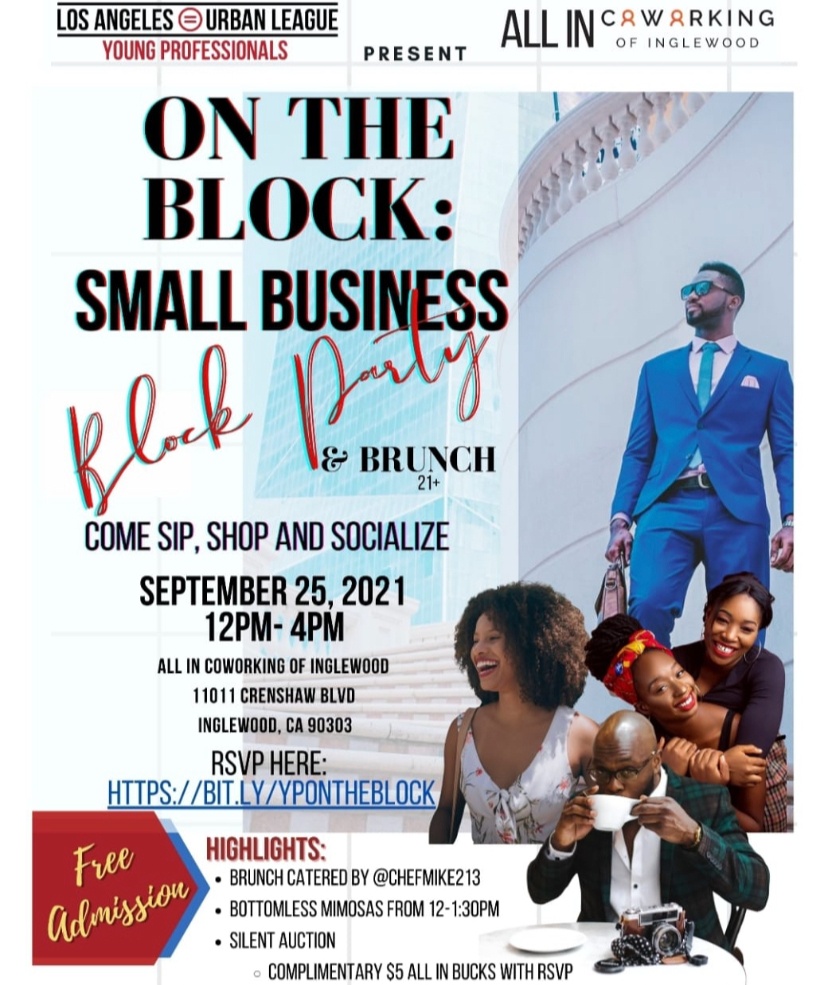 centerinco's tweet photo. It's Small Business Saturday TODAY and a way to support is to come by 
On the Block Small Business Pop-Up in Inglewood! 
11011 Crenshaw Blvd. 
12pm-4pm TODAY Saturday September 25th
SEE YA'LL THERE!
.
.
.
.
.
.
.
.
.
.
.
.
.
#popupshop #popup #smallbusinesssaturday https://t.co/T7VChVg65M