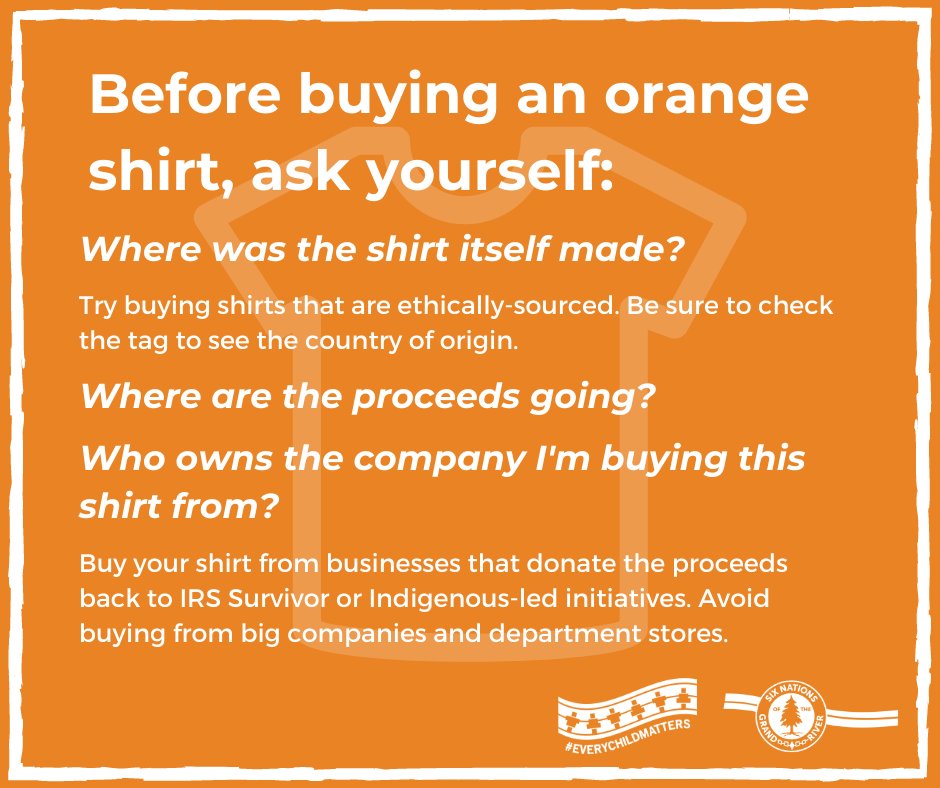 Tips on buying an orange shirt ahead of #OrangeShirtDay